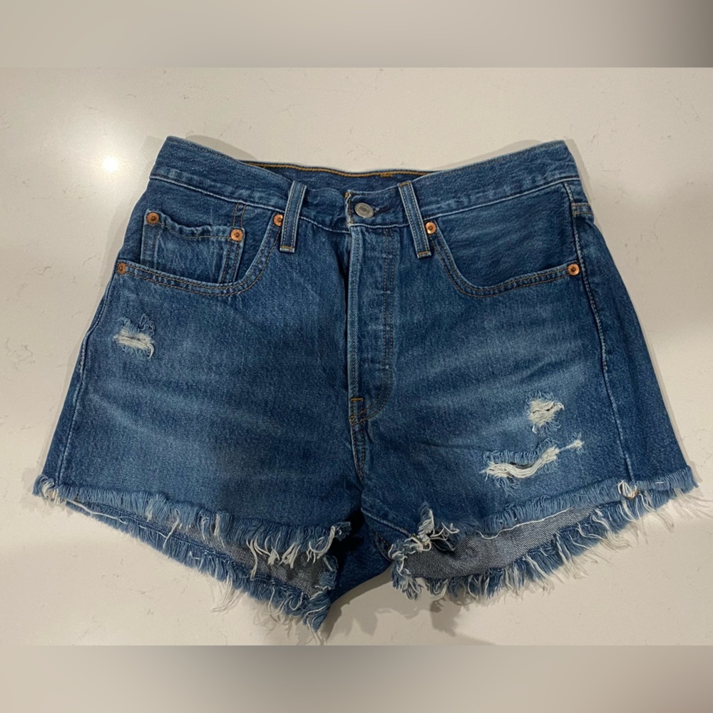 Levi’s 501 denim jean shorts